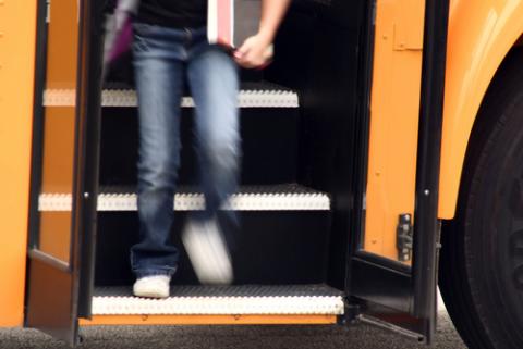 Youth getting off a school bus, Margie Hurwich / Shutterstock.com Youth getting off a school bus, Margie Hurwich / Shutterstock.com