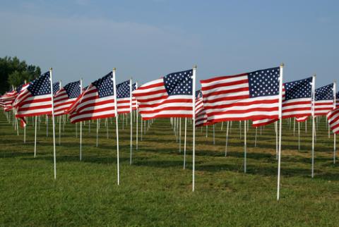 American flags commemorating 9/11, Vladimir Korostyshevskiy, Shutterstock.com American flags commemorating 9/11, Vladimir Korostyshevskiy, Shutterstock.com