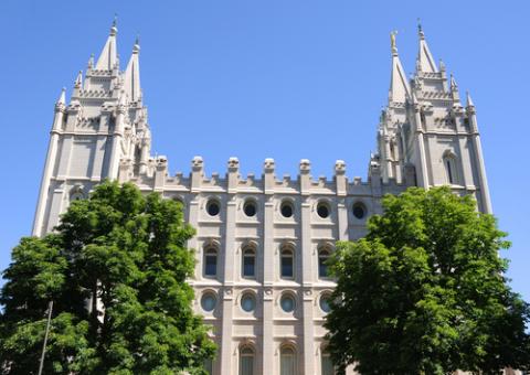 Mormon temple in Salt Lake City, Gary Whitton / Shutterstock.com Mormon temple in Salt Lake City, Gary Whitton / Shutterstock.com