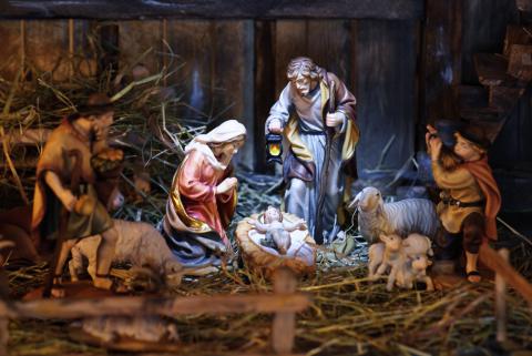 Maybe a picture-perfect nativity scene isn't the whole story. Alexander Hoffmann/Shutterstock Alexander Hoffmann/Shutterstock