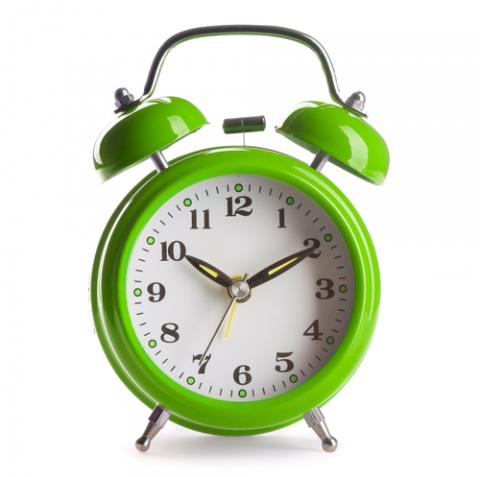 Green alarm clock, Alex Staroseltsev / Shutterstock.com Green alarm clock, Alex Staroseltsev / Shutterstock.com