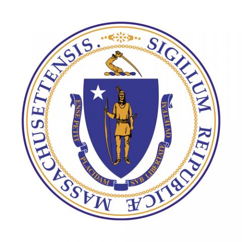 Massachusetts state seal. Massachusetts state seal.