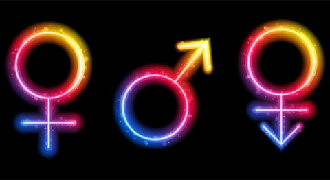 Male, Female, and Transgender Gender Symbols. Photo courtesy Augusto Cabral/shutterstock.com