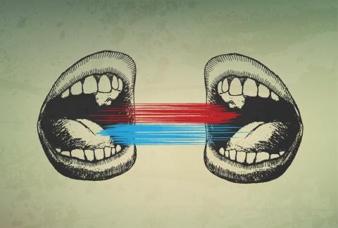 Conceptual abstract background: Communication. file404 / Shutterstock file404 / Shutterstock