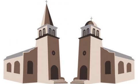 Two churches, Silva Vikmane / Shutterstock.com Two churches, Silva Vikmane / Shutterstock.com