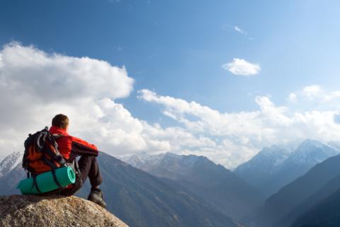 Atop a mountain, Pavel Ilyukhin / Shutterstock.com Atop a mountain, Pavel Ilyukhin / Shutterstock.com