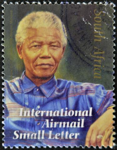 South African stamp of Nelson Mandela. Photo courtesy Neftali/shutterstock.com South African stamp of Nelson Mandela. Photo courtesy Neftali/shutterstock.com