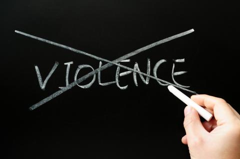 No violence photo, bbbar, Shutterstock.com No violence photo, bbbar, Shutterstock.com