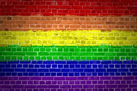rainbow wall image by Antony McAulay / Shutterstock rainbow wall image by Antony McAulay / Shutterstock