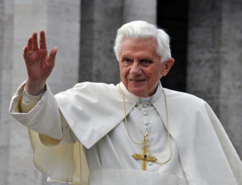 Pope Benedict XVI last May in St. Peter's Square. Photo by Martin Ezequiel Gardeazabal / Shutterstock.com Martin Ezequiel Gardeazabal / Shutterstock.com