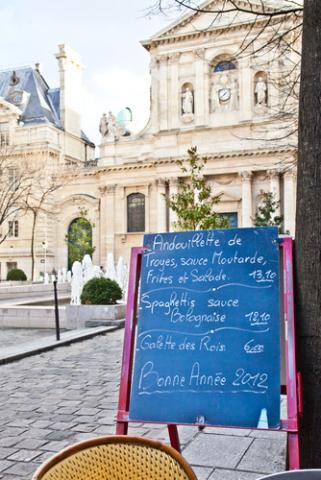 A local Parisian restaurant.