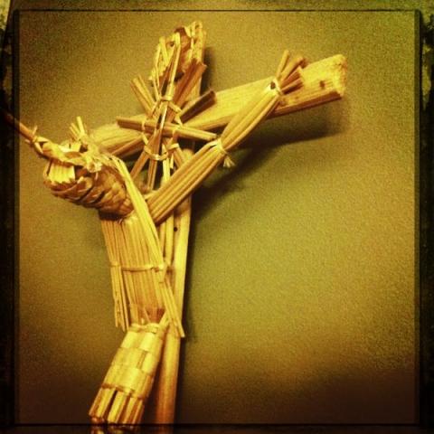 Straw man/Son of man. Photo by Cathleen Falsani. Straw man/Son of man. Photo by Cathleen Falsani.