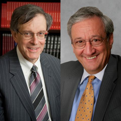 The Rev. Dr. C. Welton Gaddy (right) and the Rev. Barry Lynn (left). Photo courtesy RNS/ Rabinowitz/ Dorf Communications. Photo courtesy RNS/ Rabinowitz/ Dorf Communications.