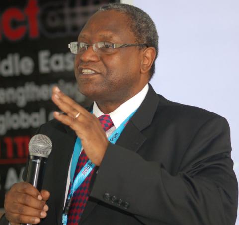 John Nduna, general secretary of the Geneva based Action by Churches Together (ACT- International). RNS photo: Fredrick Nzwili.
