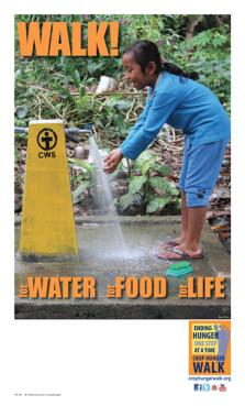 Crop Hunger Walk poster photo courtesy Church World Service