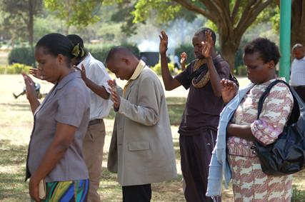 Some church pastors have HIV-invited infected people to prayers and pronounced healing. RNS photo by Fredrick Nzwili