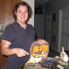 Amy Lester of Orlando prepares “nutty fruity cereal,” a staple of the Daniel Fast. RNS photo courtesy Amy Lester RNS photo courtesy Amy Lester