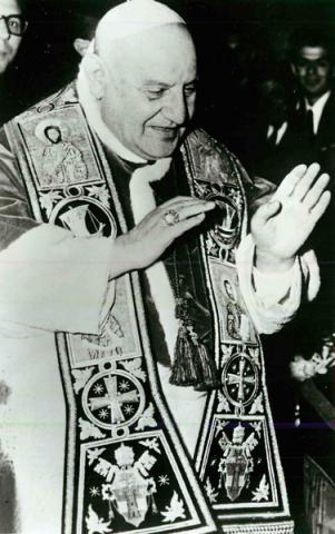 Pope John XXIII, 76 when he was elected in 1958. Photo courtesy RNS. Photo courtesy RNS.