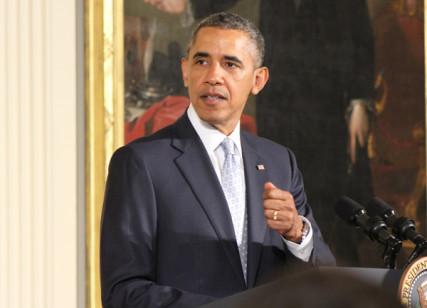 President Obama on Monday at his annual Easter Prayer Breakfast. RNS photo by Adelle M. Banks.