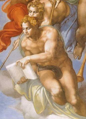 Michelangelo's painting titled 'Last Judgment.' RNS photo courtesy Wikimedia/Public Domain RNS photo courtesy Wikimedia/Public Domain