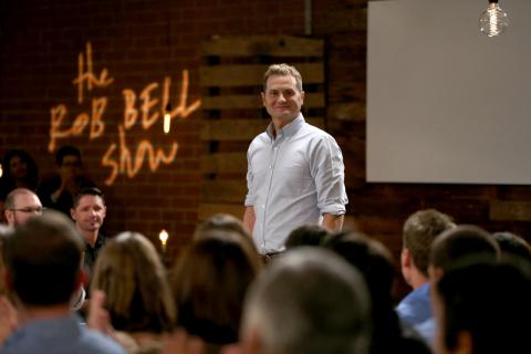 Pastor Rob Bell from “The Rob Bell Show.” Photo courtesy of Harpo Studios Inc / RNS.