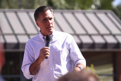 Mitt Romney speaking to supporters at a rally in Tempe, Arizona on April 20. RNS photo by Gage Skidmore/courtesy Flickr RNS photo by Gage Skidmore/courtesy Flickr