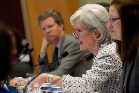 Kathleen Sebelius, . RNS photo courtesy United States Department of Labor/Flickr. Official Department of Labor Photograph Official Department of Labor Photograph