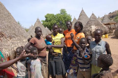 A happy South Sudanese family before the war. Photo via Fredrick Nzwili / RNS Photo via Fredrick Nzwili / RNS