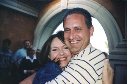 Steve Green and his wife, Jackie, at a surprise 40th birthday party for Steve. Photo courtesy of Green family/RNS