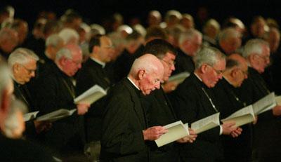 .S. Catholic bishops met in Dallas in 2002 to hammer out a set of reforms. RNS file photo by Matt Rourke RNS file photo by Matt Rourke