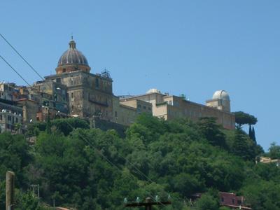 Castel Gandolfo, located 15 miles south of Rome, has been a summer palace for popes since 1624. Religion News Service photo by Francis X. Rocca.