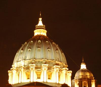 The dome of St. Peter’s Basilica, Vatican City. Photo by Rene Shaw. The dome of St. Peter’s Basilica, Vatican City. Photo by Rene Shaw.