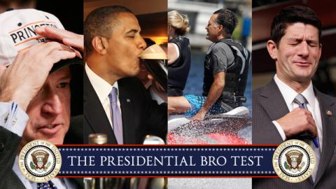 Photo by Gawker. http://gawker.com/5935444/who-is-the-biggest-bro-in-the-presidential-race Photo by Gawker. http://gawker.com/5935444/who-is-the-biggest-bro-in-the-preside