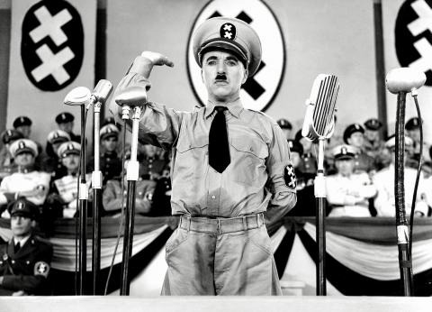 Charlie Chaplain as The Great Dictator Charlie Chaplin asThe Great Dictator