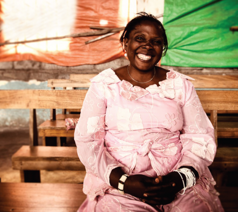 From destitution and fear to security, Charlene (Photo courtesy of Sean Sheridan, World Relief)