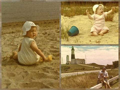 The author during her first August in the Hamptons, 1971. The author during her first August in the Hamptons, 1971.