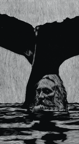 Detail from "The Sea Stopped Raging," by Barry Moser, from Pennyroyal-Caxton Bible, 1999, used with permission.