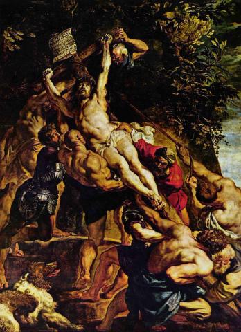 "Elevation of the Cross," by Peter Paul Rubens