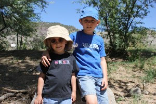 On a hike below the mesa, Photos via Christian Piatt