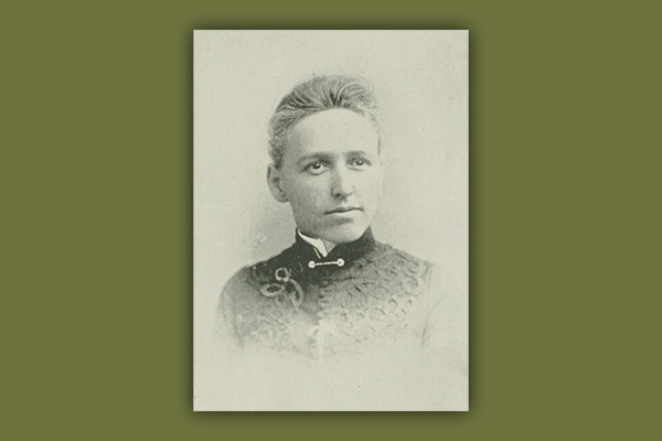 Portrait of Katharine Bushnell, an American bible translator.