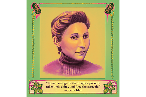 Jovita Idar was a Mexican American journalist, teacher, suffragist, and the first president of La Liga Femenil Mexicanista. 