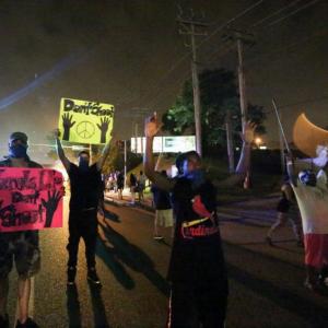 Protests Aug.17. Photo courtesy Heather Wilson / PICO