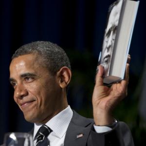 Obama at the National Prayer Breakfast. Image by Getty Images. 