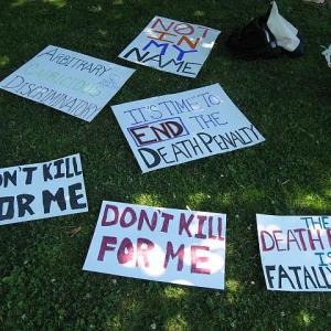 Death penalty protest in Seattle. Photo by javacolleen / Flickr.com