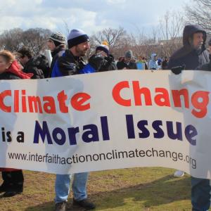 People of Faith Join the Forward on Climate Rally, Feb. 17. Sojourners Photo