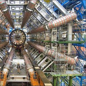 Large Hadron Collider (particle accelerator) at CERN. Image via http://www.wyli