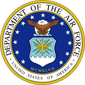 Seal of the U.S. Dept of the Air Force. Image via Wiki Commons, http://bit.ly/xAxyYH. U.S. Dept of the Air Force seal. Image via Wiki Commons, http://bit.ly/xAxyYH.