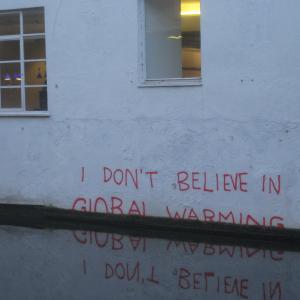 "Banksy is a climate change denier." by Matt Brown / Flickr.com