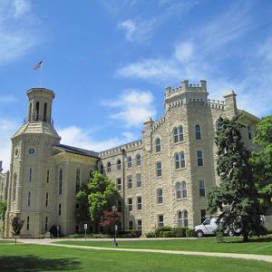 Blanchard Hall at Wheaton College in Illinois. Photo via Wylio.