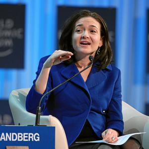 Sheryl Sandberg, speaking at the World Economic Forum, via World Economic Forum 